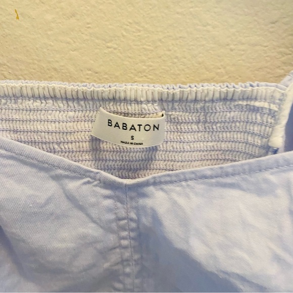 Aritzia Babaton Hadwyn Cropped Puff Sleeve Blouse - Picture 5 of 9